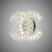 Επιτοίχιο φωτιστικό LED Crystal YANIRA 28W, Κρύο/Ζεστό/Ουδέτερο φως, Γυαλιστερό Chrome Luster LED Crystal Προεπιλεγμένος τίτλος Alessandro Design