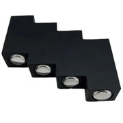 Aeetes Outdoor LED Wall Light, 8W, Metal, Black Outdoor Wall Lights Προεπιλεγμένος τίτλος Alessandro Design