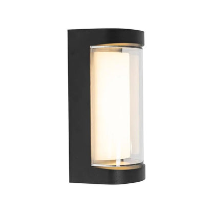 Han Outdoor LED Wall Light, 8W, Metal, Black Outdoor Wall Lights Προεπιλεγμένος τίτλος Alessandro Design