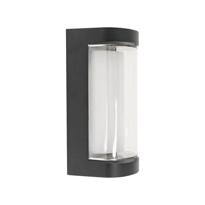 Han Outdoor LED Wall Light, 8W, Metal, Black Outdoor Wall Lights Προεπιλεγμένος τίτλος Alessandro Design