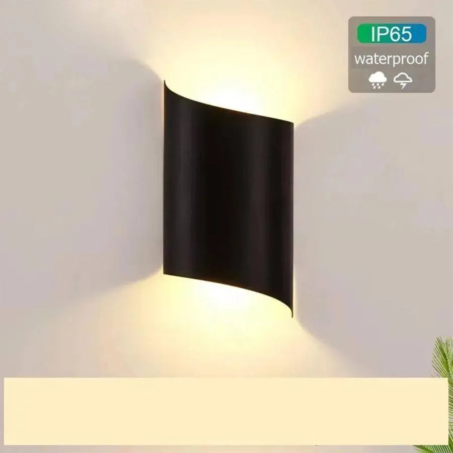 Φωτιστικό τοίχου LED εξωτερικού χώρου Hande 10W IP65 Μαύρα Φώτα εξωτερικού χώρου Προεπιλεγμένος τίτλος Alessandro Design