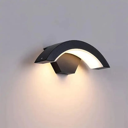Φωτιστικό τοίχου LED εξωτερικού χώρου Harera, 12W, Metal, Black Φωτιστικά τοίχου εξωτερικού χώρου Προεπιλεγμένος τίτλος Alessandro Design