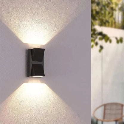 Φωτιστικό τοίχου LED εξωτερικού χώρου Kirima 6W Μαύρα Φώτα εξωτερικού χώρου Προεπιλεγμένος τίτλος Alessandro Design