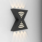 Φωτιστικό τοίχου LED εξωτερικού χώρου Retelis, 12W, Metal, Μαύρο Φώτα τοίχου εξωτερικού χώρου Προεπιλεγμένος τίτλος Alessandro Design