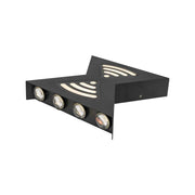 Φωτιστικό τοίχου LED εξωτερικού χώρου Retelis, 12W, Metal, Μαύρο Φώτα τοίχου εξωτερικού χώρου Προεπιλεγμένος τίτλος Alessandro Design