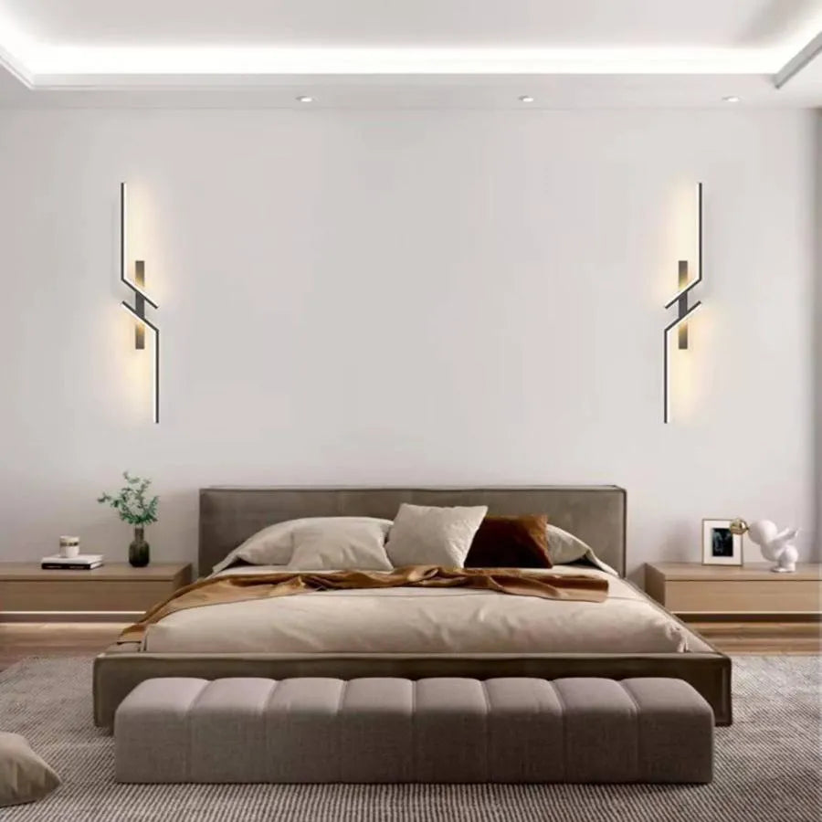 Επιτοίχιο φωτιστικό LED Elliana 18W Λευκό Μαύρο Φωτιστικά εσωτερικού χώρου Προεπιλεγμένος τίτλος Alessandro Design