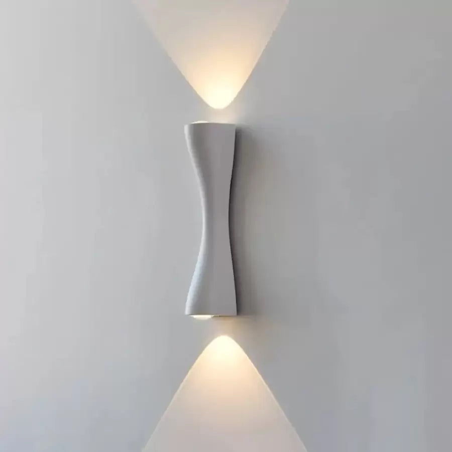 Augustine 6W Outdoor LED Wall Light Λευκό Outdoor Wall Light Προεπιλεγμένος τίτλος Alessandro Design