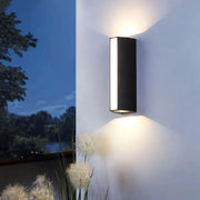 Φωτιστικό τοίχου LED εξωτερικού χώρου Carina, 20W, Μαύρο, 3000K, Μεταλλικό Φώτα τοίχου εξωτερικού χώρου Προεπιλεγμένος τίτλος Alessandro Design