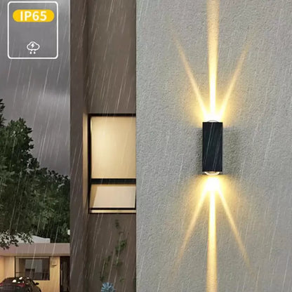 Celsis 6W Black Outdoor LED Wall Light Προεπιλεγμένος τίτλος Alessandro Design