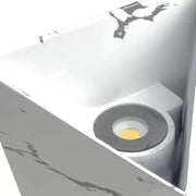 Eden Outdoor LED Wall Light 10W Λευκό Outdoor Wall Light Προεπιλεγμένος τίτλος Alessandro Design