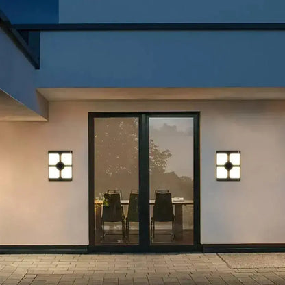 Timeea Outdoor LED Wall Light, 18W, Black, 3000K Outdoor Wall Lights Προεπιλεγμένος τίτλος Alessandro Design