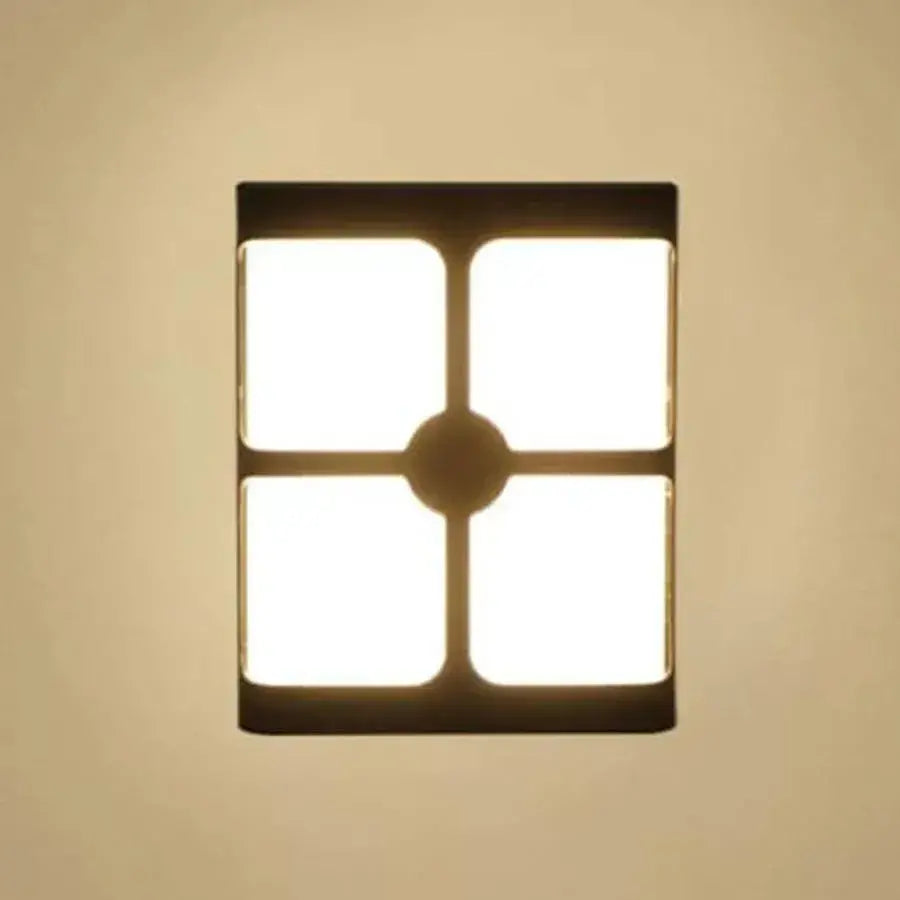 Timeea Outdoor LED Wall Light, 18W, Black, 3000K Outdoor Wall Lights Προεπιλεγμένος τίτλος Alessandro Design
