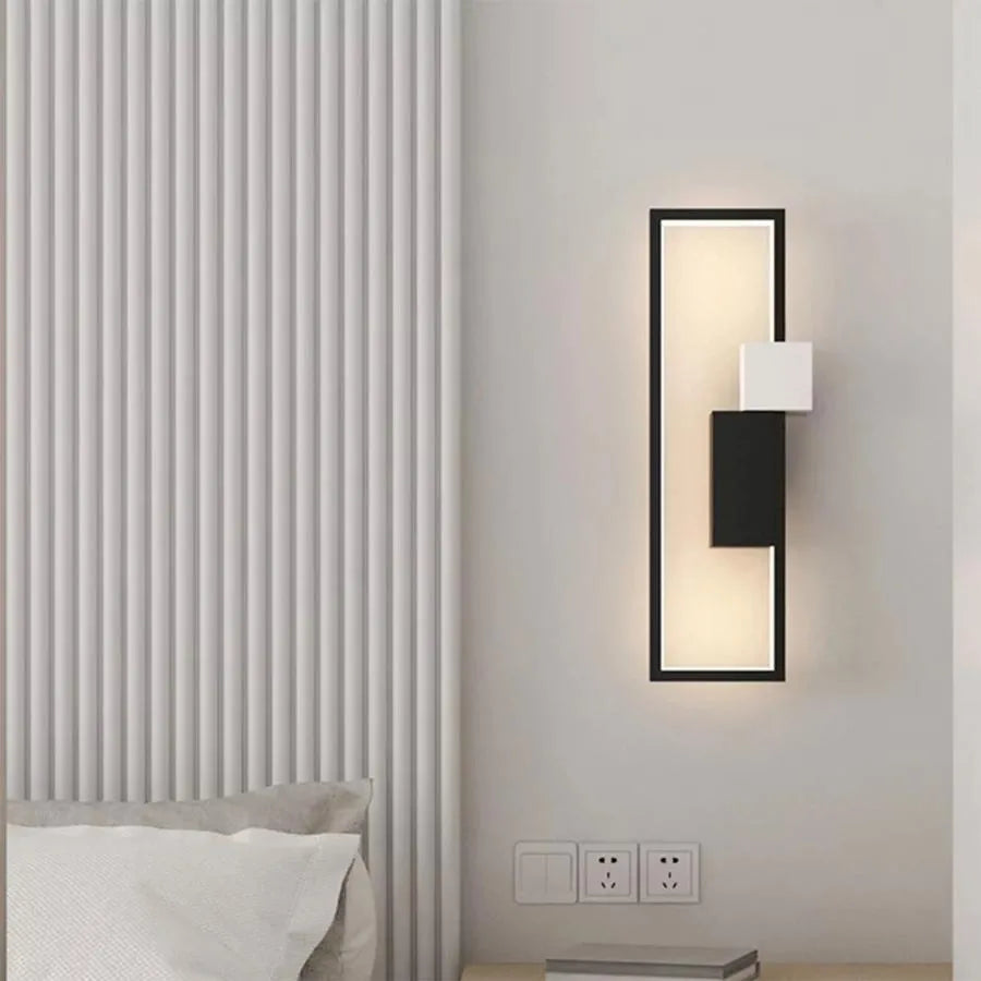 Gizeh LED φωτιστικό τοίχου 17W, Μαύρα φώτα τοίχου εξωτερικού χώρου Προεπιλεγμένος τίτλος Alessandro Design