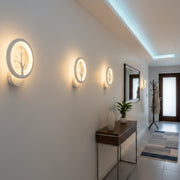 Φωτιστικό τοίχου DAISY LED, 14W, Κρύο/Ζεστό/Ουδέτερο φως, Λευκό με κρυστάλλινα φώτα τοίχου εσωτερικού χώρου Προεπιλεγμένος τίτλος Alessandro Design