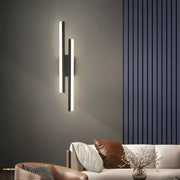 Lyra LED φωτιστικό τοίχου, 18W, Ακρυλικό, Μαύρο Λευκό Εσωτερικό φωτιστικό τοίχου Προεπιλεγμένος τίτλος Alessandro Design