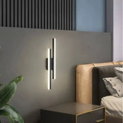 Lyra LED φωτιστικό τοίχου, 18W, Ακρυλικό, Μαύρο Λευκό Εσωτερικό φωτιστικό τοίχου Προεπιλεγμένος τίτλος Alessandro Design