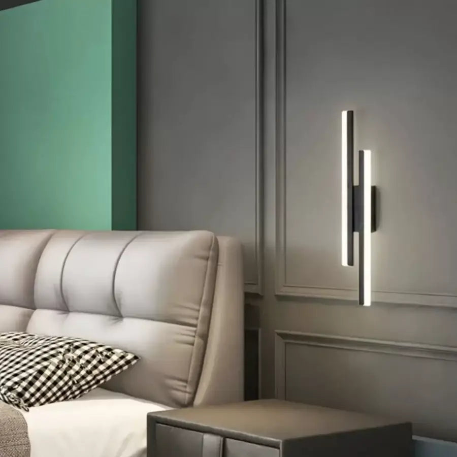 Lyra LED φωτιστικό τοίχου, 18W, Ακρυλικό, Μαύρο Λευκό Εσωτερικό φωτιστικό τοίχου Προεπιλεγμένος τίτλος Alessandro Design