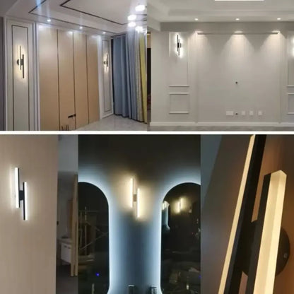 Lyra LED φωτιστικό τοίχου, 18W, Ακρυλικό, Μαύρο Λευκό Εσωτερικό φωτιστικό τοίχου Προεπιλεγμένος τίτλος Alessandro Design