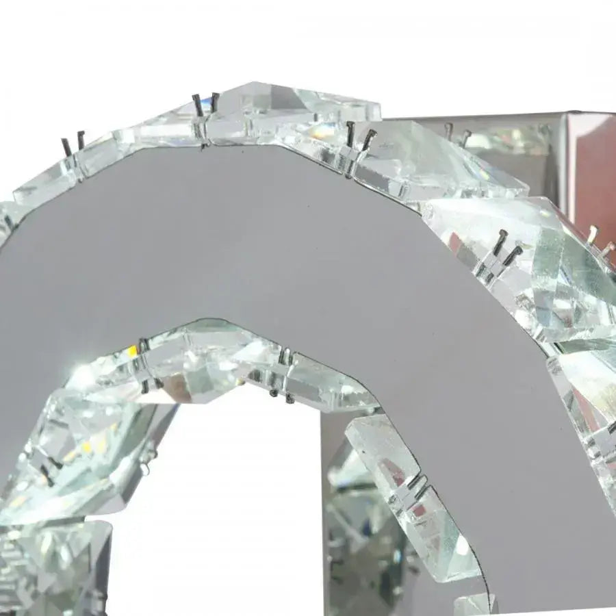 Crystal LED πολυέλαιος MAJORA 8W, Διάμετρος 20cm, Κρύο/Ζεστό/Ουδέτερο φως, Γυαλιστερό Chrome Crystal LED Chandeliers Προεπιλεγμένος τίτλος Alessandro Design