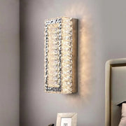 Φωτιστικό τοίχου LED Crystal Mefisto 24W Ασημί Φώτα τοίχου εσωτερικού χώρου Προεπιλεγμένος τίτλος Alessandro Design
