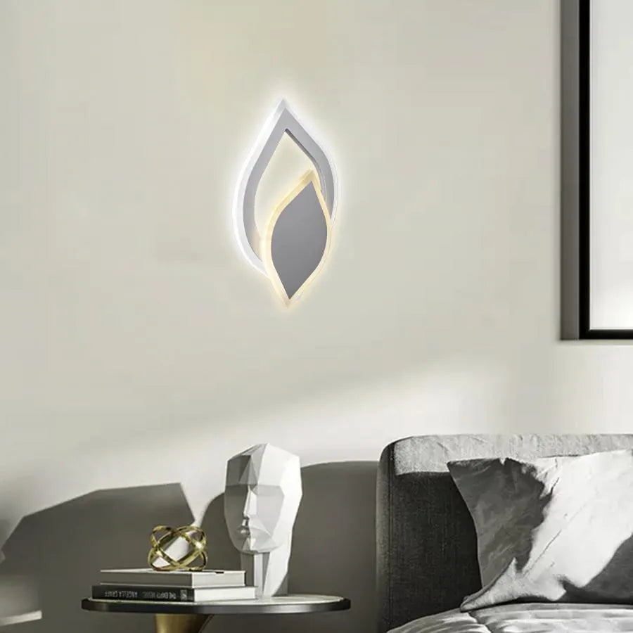 Φωτιστικό τοίχου Nina LED, 20W, Ουδέτερο φως, Λευκό φωτιστικό εσωτερικού χώρου Προεπιλεγμένος τίτλος Alessandro Design