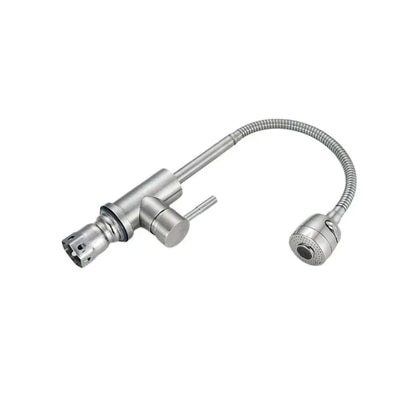 Βρύση κουζίνας Flexible Faucet 2 Jets Satin, ανοξείδωτο κεραμικό φυσίγγιο Συμπεριλαμβάνονται συνδέσεις CF031 Kitchen Faucets Προεπιλεγμένος τίτλος Alessandro Design