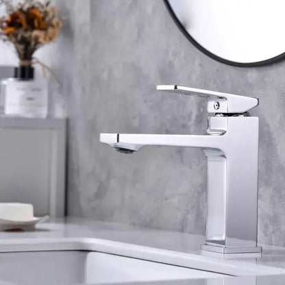 Βρύση λεκάνης, Brass, Satin, 9807 Bathroom Faucets Προεπιλεγμένος τίτλος Alessandro Design