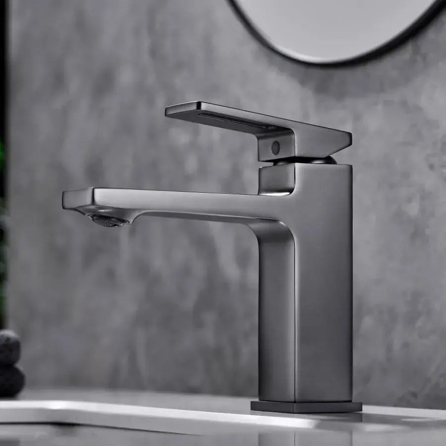 Βρύση λεκάνης, Brass, Satin, 9807N Bathroom Faucets Προεπιλεγμένος τίτλος Alessandro Design