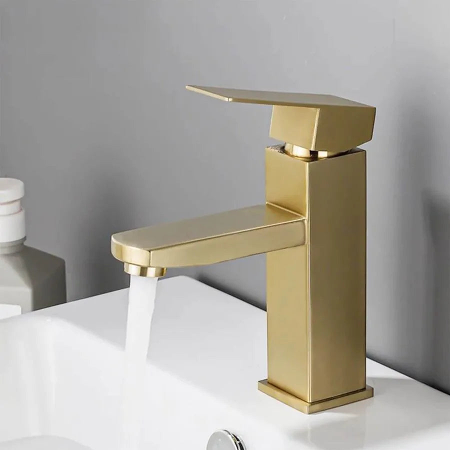 Χρυσό ανοξείδωτο ατσάλι Sink Faucet ZY1007 Bathroom Faucets Προεπιλεγμένος τίτλος Alessandro Design