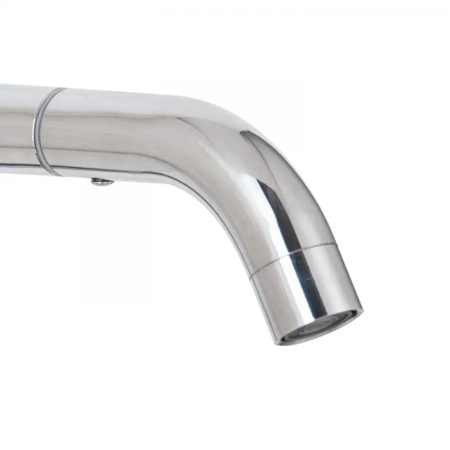 Βρύση νεροχύτη με περιστρεφόμενο στόμιο, Chrome, CP107 Kitchen Faucets Προεπιλεγμένος τίτλος Alessandro Design