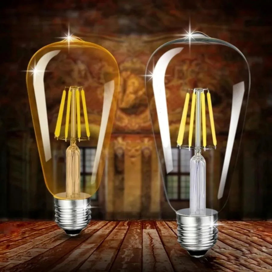 Filament Bulb ST64, E27, 4W, Warm Light LED Products Προεπιλεγμένος τίτλος Alessandro Design