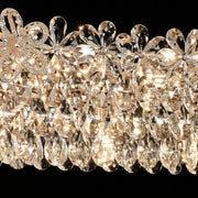 Crystal Chandelier Regalis 11x E14, Διάμετρος 85cm, Γυαλιστερό Χρυσό, Ρυθμιζόμενο Ύψος, Μέταλλο και Κρύσταλλο