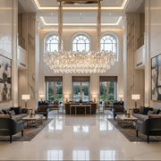 Crystal Chandelier Regalis 11x E14, Διάμετρος 85cm, Γυαλιστερό Χρυσό, Ρυθμιζόμενο Ύψος, Μέταλλο και Κρύσταλλο