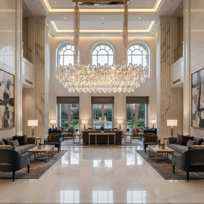 Crystal Chandelier Regalis 11x E14, Διάμετρος 85cm, Γυαλιστερό Χρυσό, Ρυθμιζόμενο Ύψος, Μέταλλο και Κρύσταλλο