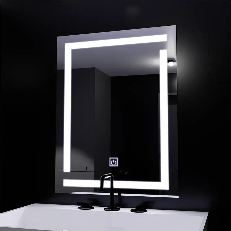 Καθρέφτης Giga LED, 60x80cm, 14W, Touch, 6000K Light Korman Mirrors E Προεπιλεγμένος τίτλος Alessandro Design