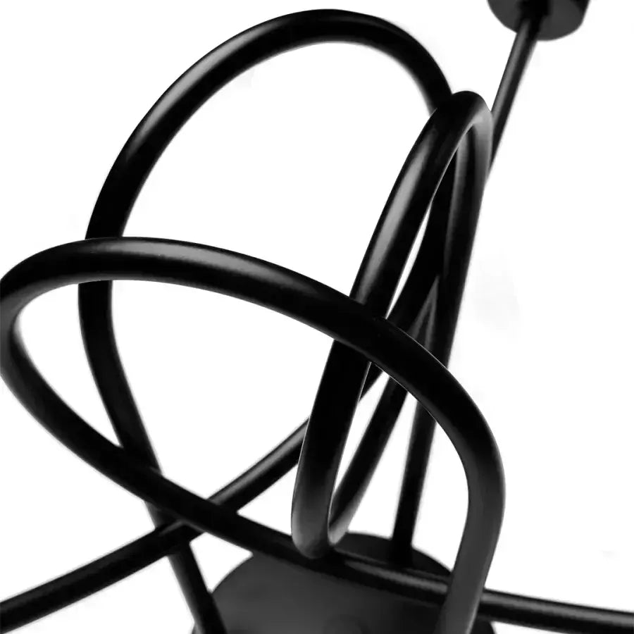 Shion Chandelier 3xE27, Black, Metal, Diameter 50cm Industrial Chandeliers Προεπιλεγμένος τίτλος Alessandro Design