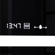 Ορθογώνιος καθρέφτης LED, 160x80 cm, Verite MotionGlow Marcello, Σύστημα αποθάμβωσης, Ρολόι & Θερμόμετρο, Dimable Mirrors Marcello Προεπιλεγμένος τίτλος Alessandro Design