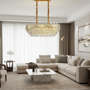 Crystal Chandelier WINDSOR Regalis 10x E14, Shiny Gold, Adjustable Height Crystal Chandeliers Προεπιλεγμένος τίτλος Alessandro Design