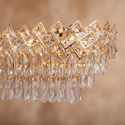 Crystal Chandelier WINDSOR Regalis 10x E14, Shiny Gold, Adjustable Height Crystal Chandeliers Προεπιλεγμένος τίτλος Alessandro Design