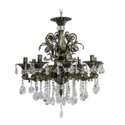 Crystal Chandelier SANSSOUCI Magno, 8xE14, Diameter 65cm, Antique Brass Classic Chandeliers Προεπιλεγμένος τίτλος Alessandro Design