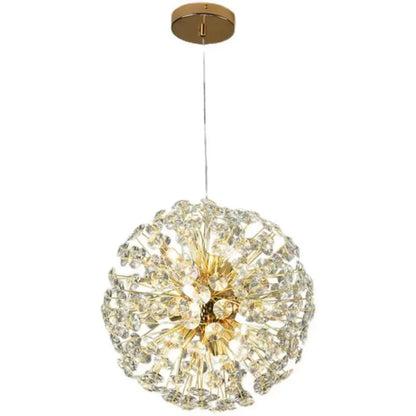 MINUET Crystal Chandelier 9x G9, Διάμετρος 50cm, Γυαλιστερό Χρυσό, Ρυθμιζόμενο ύψος Μοντέρνοι Πολυέλαιοι Προεπιλεγμένος τίτλος Alessandro Design