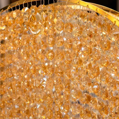 Crystal Candelabra Ander, 5xE14, Διάμετρος 50 cm, Gold, Metal and Crystal Crystal Candelabra Προεπιλεγμένος τίτλος Alessandro Design