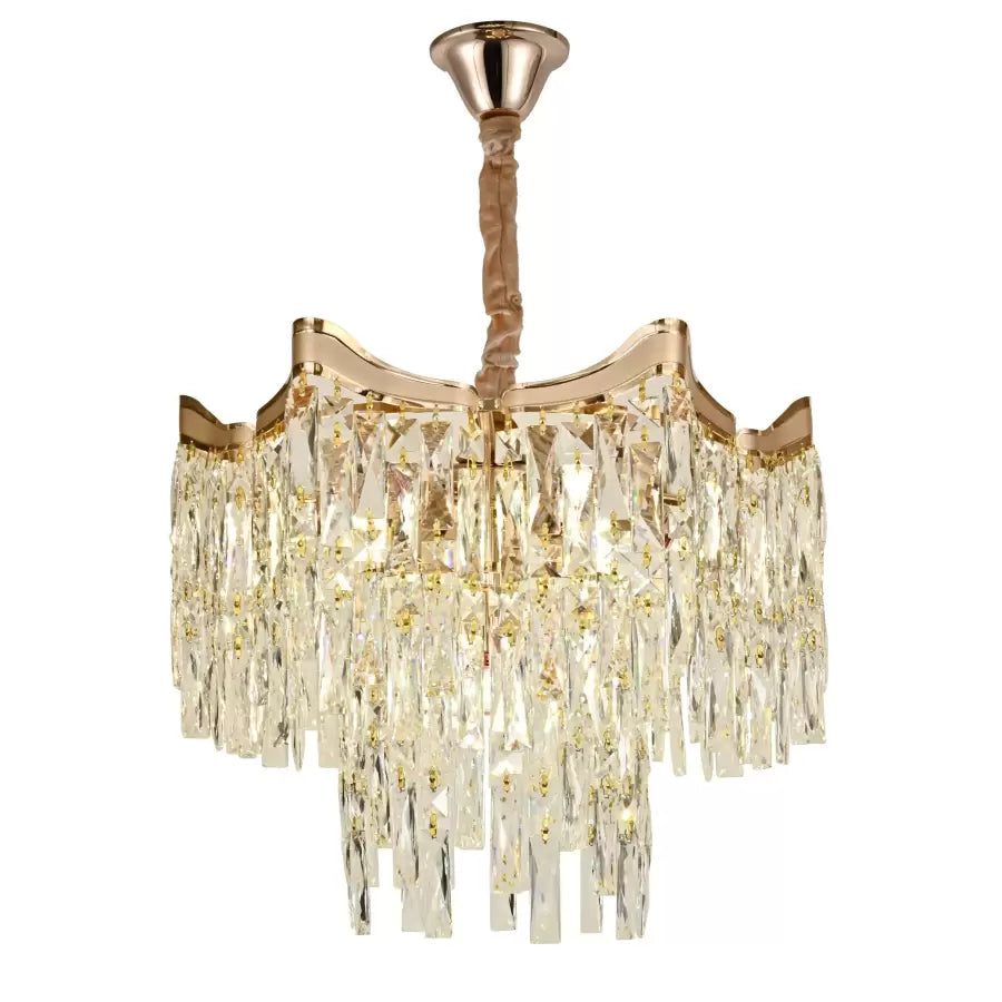Crystal Candelabra Bellamy 5x E27 Gold Crystal Candelabra Προεπιλεγμένος τίτλος Alessandro Design