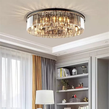 Crystal Chandelier Brady Ø40 cm, 6xE14, Grey Crystal Chandeliers Προεπιλεγμένος τίτλος Alessandro Design