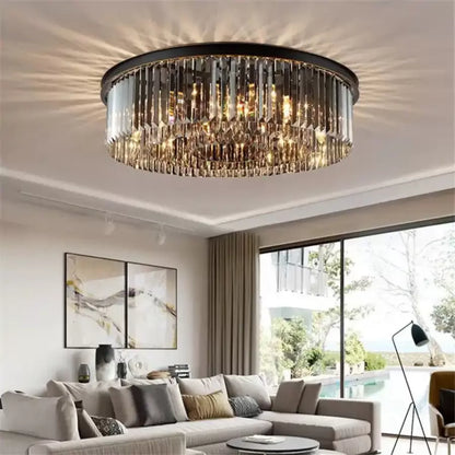 Crystal Candelabra Brady Ø60cm, 18xE14, Circular, Grey Crystal Candelabra Προεπιλεγμένος τίτλος Alessandro Design