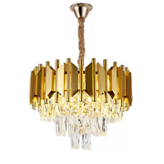 Brantley Cristal Candelabra 5x E27 Gold Cristal Candelabra Προεπιλεγμένος τίτλος Alessandro Design