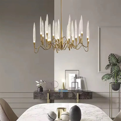 Cristal Chandelier Delta 12XG4 Gold Modern Chandeliers Προεπιλεγμένος τίτλος Alessandro Design