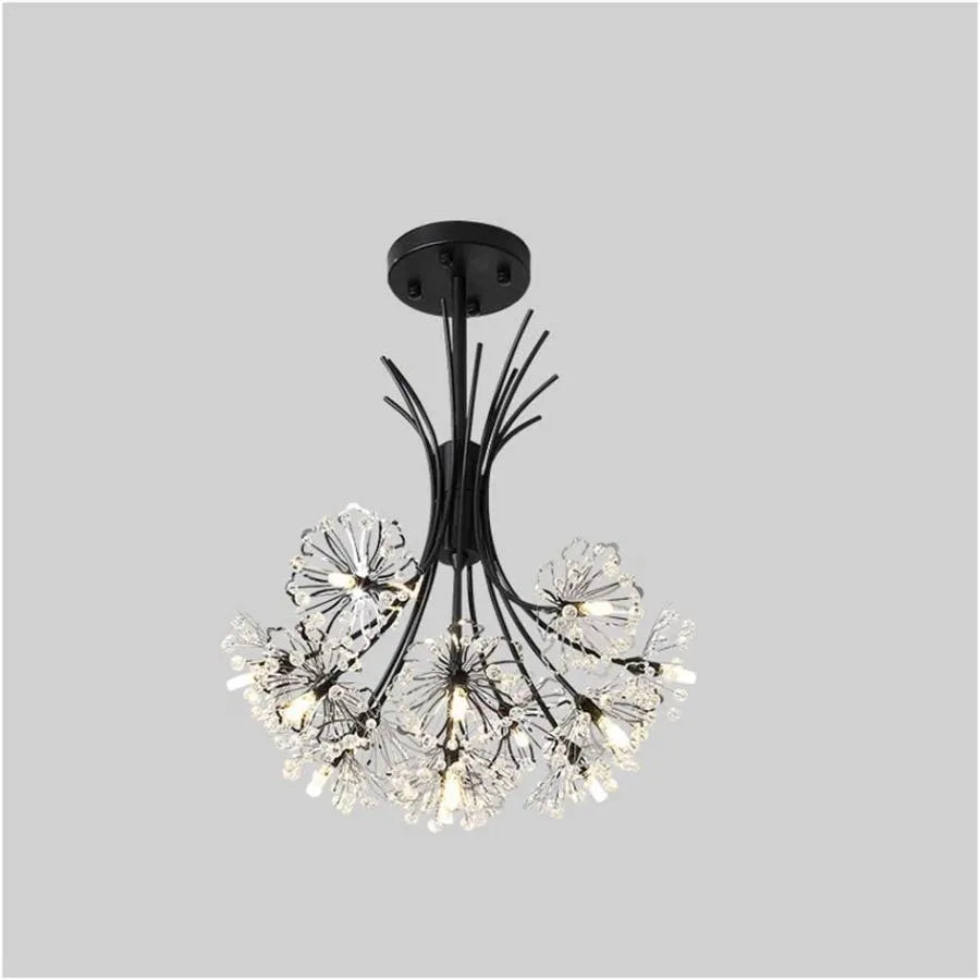 Crystal Chandelier PETERHOF Petito, 13xG4, Diameter 52 cm, Black Modern Chandeliers Προεπιλεγμένος τίτλος Alessandro Design
