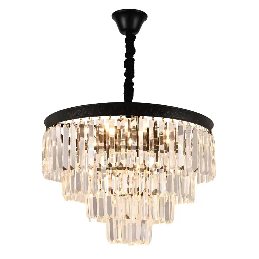 Crystal Candelabra Frank 10x E27 Black Crystal Candelabra Προεπιλεγμένος τίτλος Alessandro Design