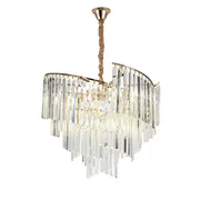 Crystal Candelabra TRIANON Magno 10x E27, Διάμετρος 56cm, Γυαλιστερό χρυσό, Ρυθμιζόμενο ύψος Crystal Candelabra Προεπιλεγμένος τίτλος Alessandro Design